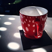 Kafica … subotnja, jutarnja … #coffee #morning #red #cup